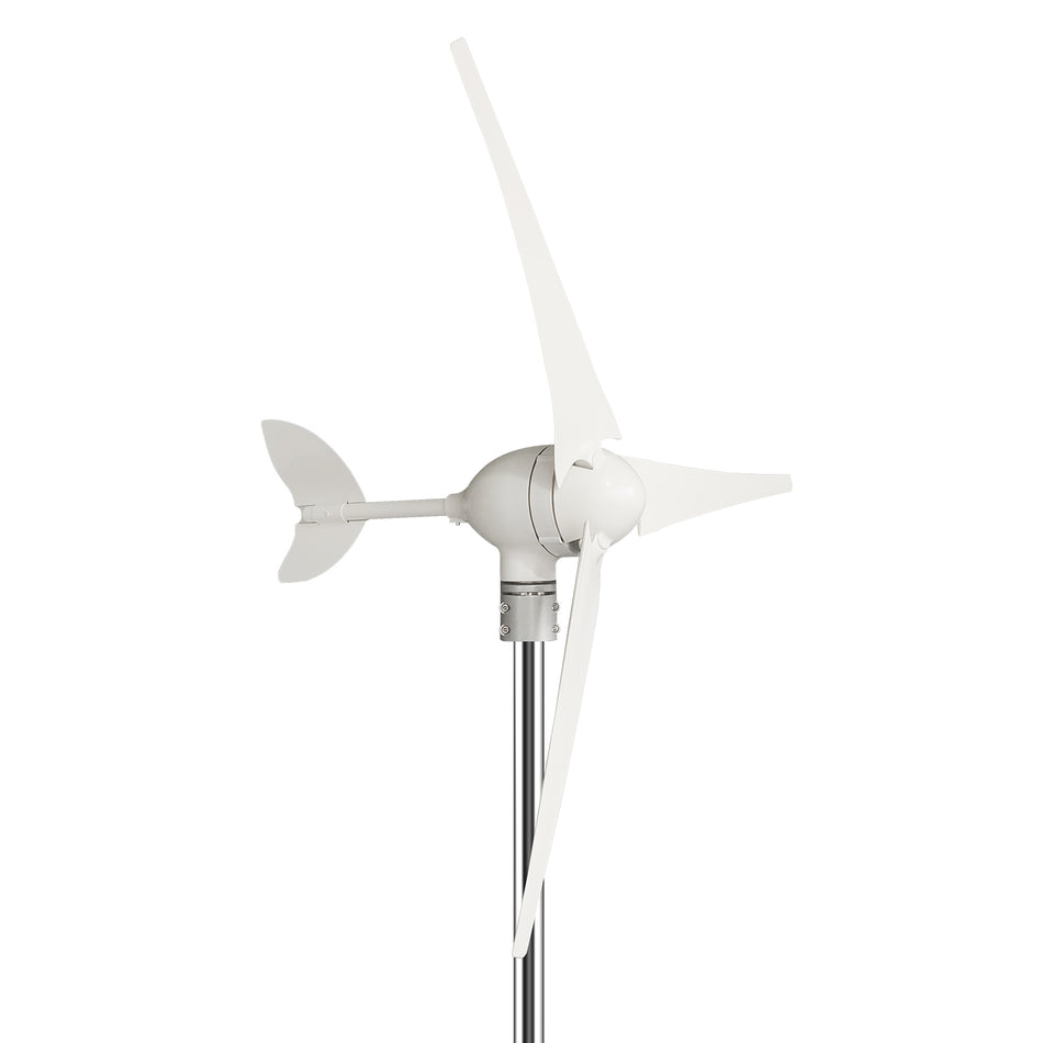 400 W 12 V/AC 3-Blatt-Windturbinengenerator-Kit mit automatischer Einstellung gegen den Wind und MPPT-Regler