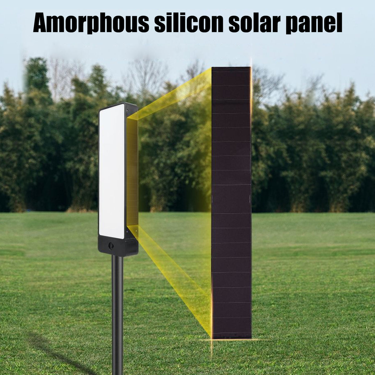 Double Sided Solar Address Sign
